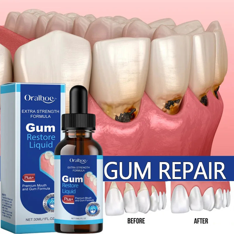 Tidesmit Rapid Damaged Gum Repair Serum for tooth sensitivity, dental caries relief, and teeth whitening care.