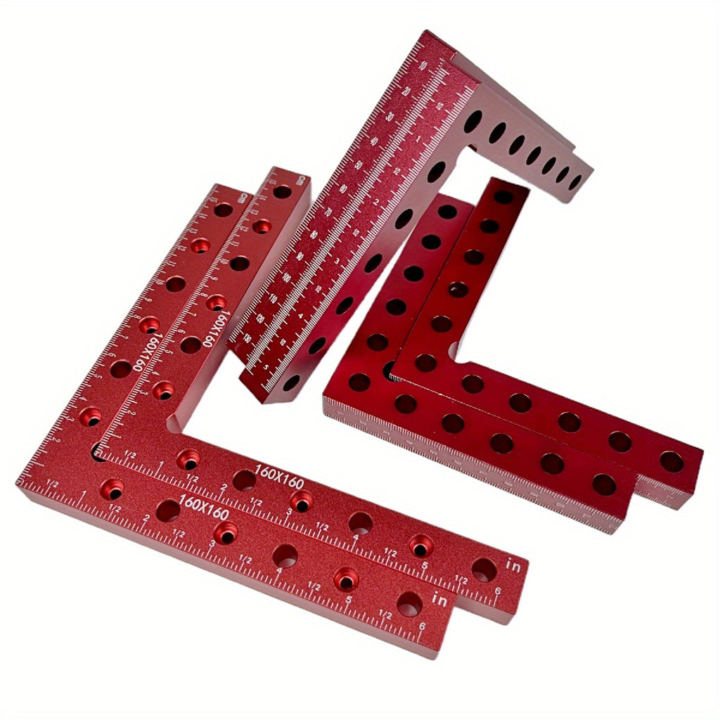 3/6pcs 90 Degree Positioning Squares Right Angle Clamps - Corner Clamps for Woodworking Tools, Right Angle Clamp, Drawers