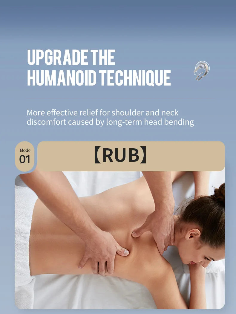 Back Massager Shawl with Heat - Rechargeable Deep Tissue Relief Device Back Massage Instrument Tidesmit
