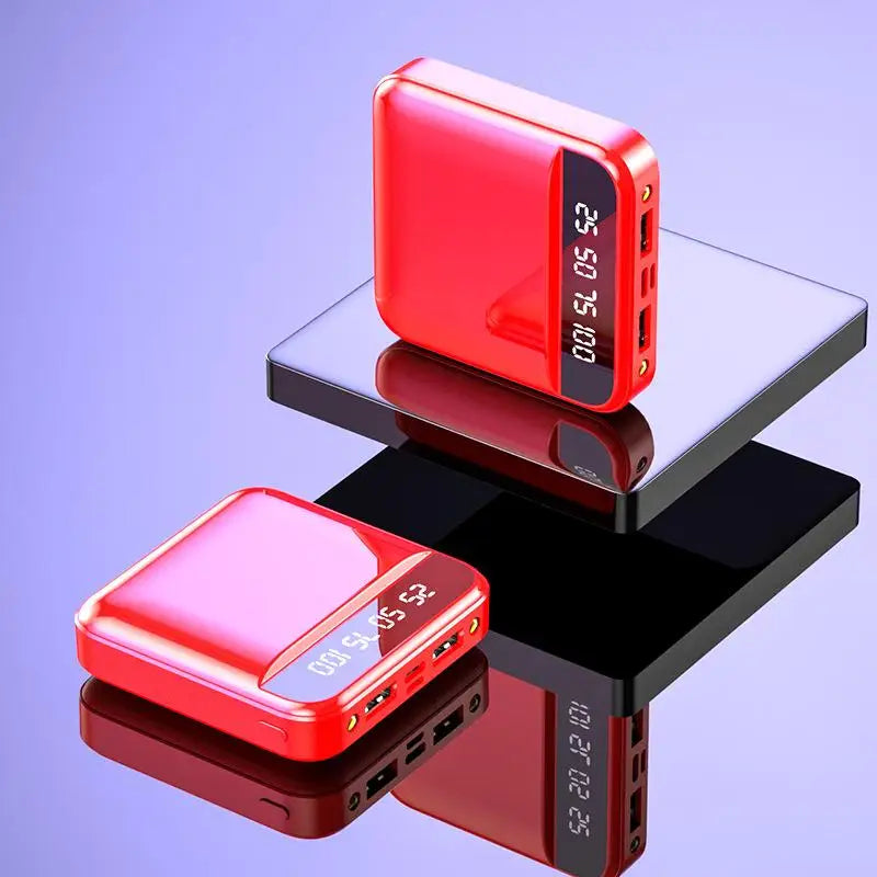 Portable Charger 30000mAh Power Bank with PD Fast Charging red Tidesmit