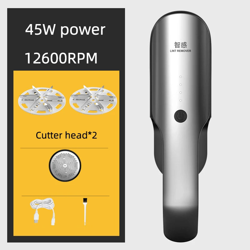 Tidesmit 45W commercial electric lint remover featuring a high-powered shaving spool for professional fabric care.
