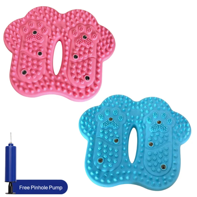 Acupressure Foot Massager | Portable Electric Deep Tissue Device Body Shaping Massage Equipment pink and blue Tidesmit