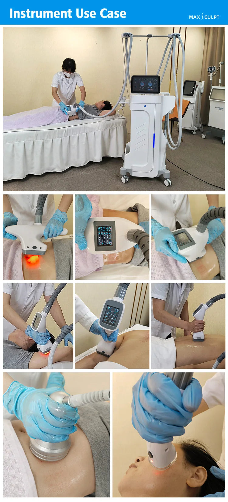 Body Shaping Vacuum Massage Machine for Professional Skin Tightening Body Shaping Massage Equipment Tidesmit