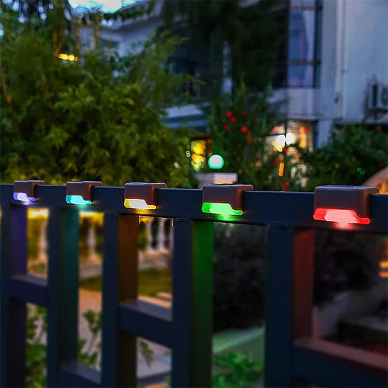 2/4/8/16 Pack Solar Deck Lights LED Waterproof Outdoor Solar Powered  LED Step Lights For Decks Stairs Patio Yard Garden Decor