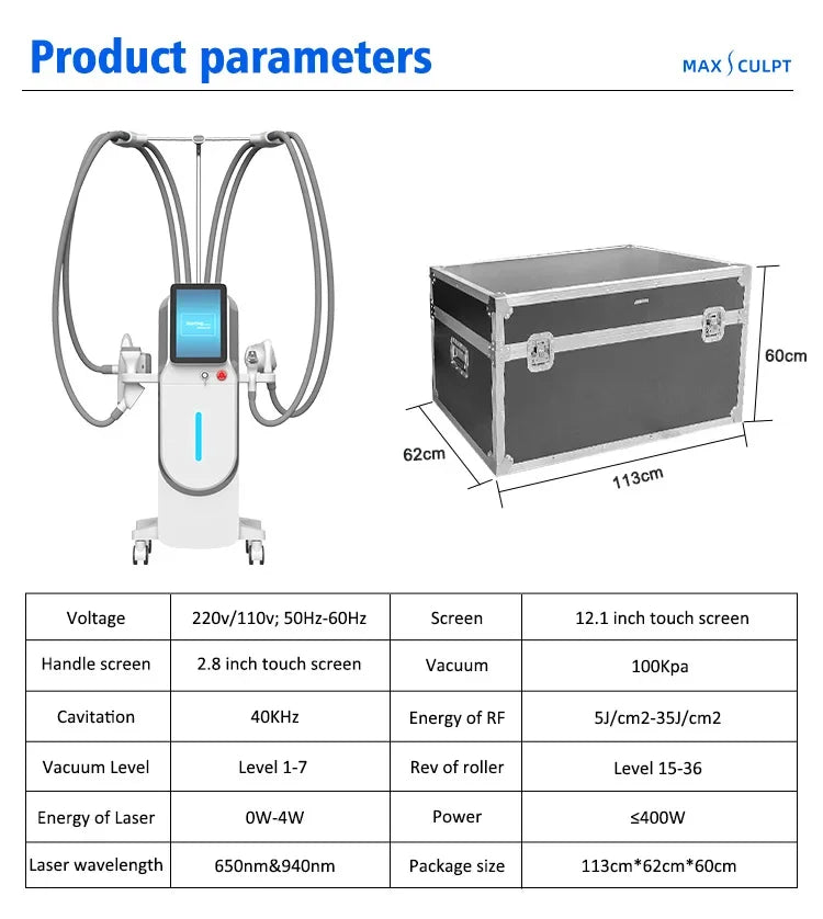 Vacuum Body Shaping Machine for Cellulite Reduction and Skin Lifting Body Shaping Massage Equipment Tidesmit