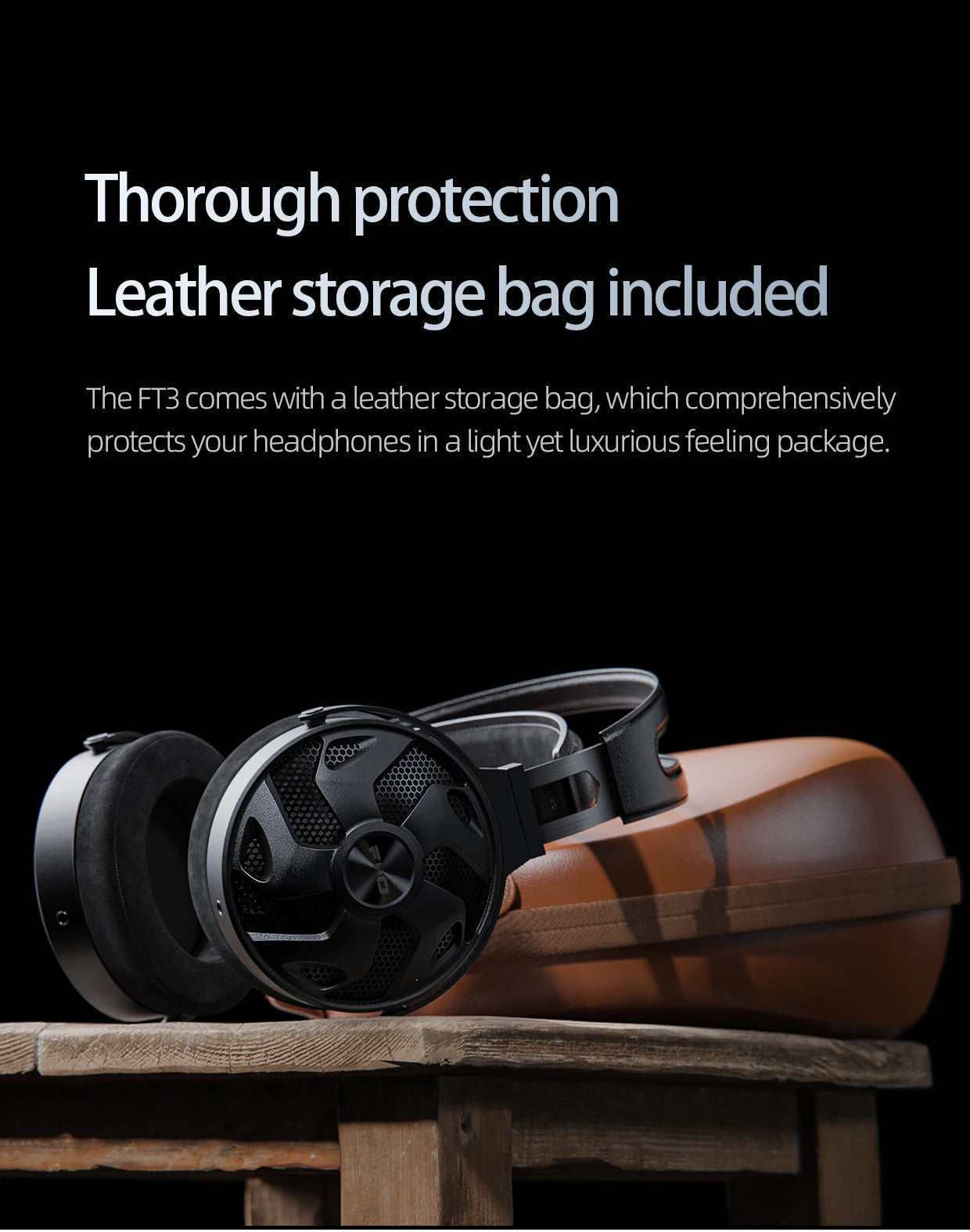 FiiO FT3 Open-Back Headphones with 60mm Dynamic Drivers Tidesmit
