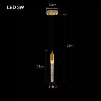 Bubble Crystal Pendant Ring Light for Modern Dining Rooms | Tidesmit C style-1head Tidesmit
