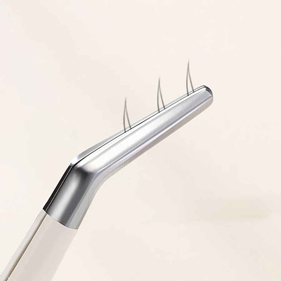 Eyelash Tweezers Precision Tool - Stainless Steel Crafting Tidesmit False Eyelashes Tidesmit