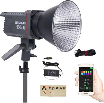 Amaran COB LED Video Light: Pro Bicolor Studio Lamp for Content Creation amaran 100x-s Tidesmit