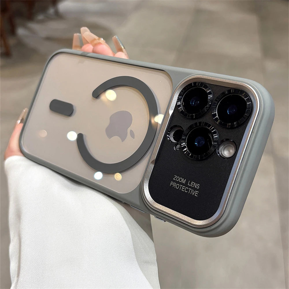 Magnetic iPhone Case with Lens Protection – Slim Military-Grade Cover Tidesmit