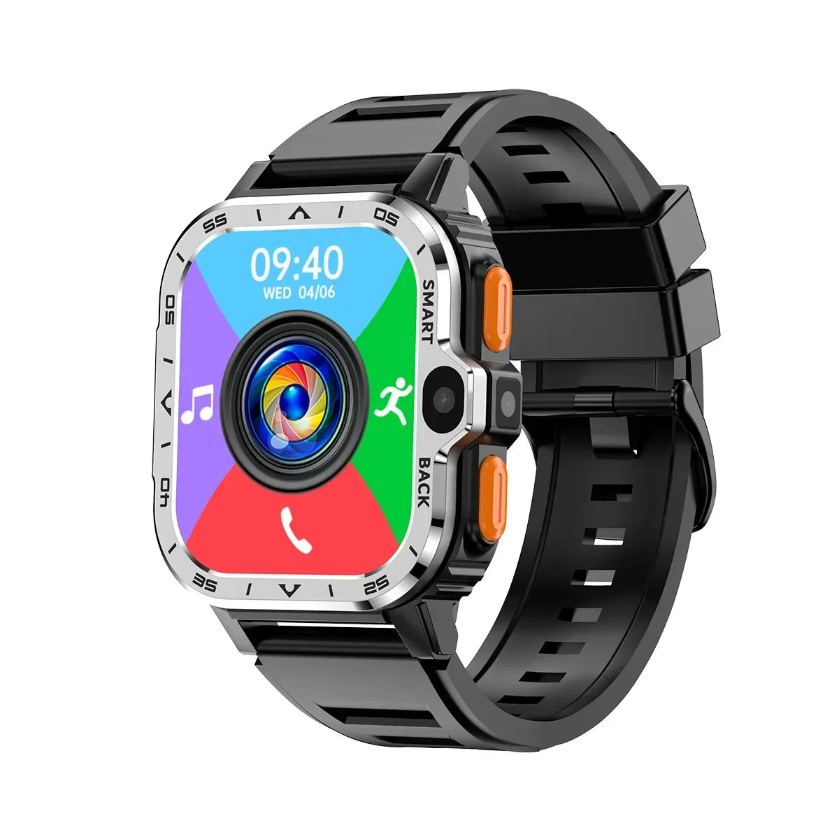 2026 PGD Android Smart Watch Men GPS 16G/64G ROM Storage HD Dual Camera NFC 2G 4G SIM Card WIFI Wireless Fast Internet Access