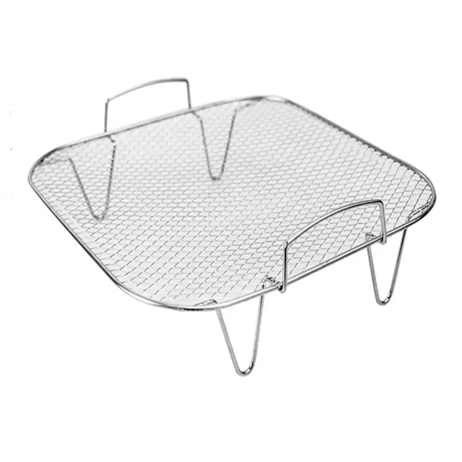 Stainless Steel Air Fryer Grill, Square Air Fryer Baking Rack, Kitchen Household Air Fryer Baking Net, Kitchen Appliance Parts