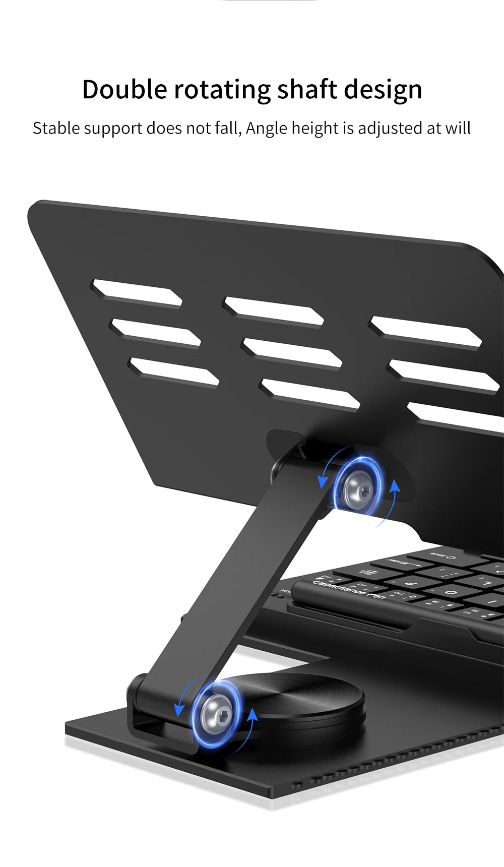 Wireless Keyboard and Mouse for Samsung Galaxy Z Fold Set - Navy/Black/Silver Tidesmit