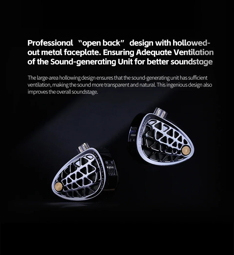 KZ Zenith Tunable HiFi Dynamic Driver IEM Earphones | Tidesmit Tidesmit
