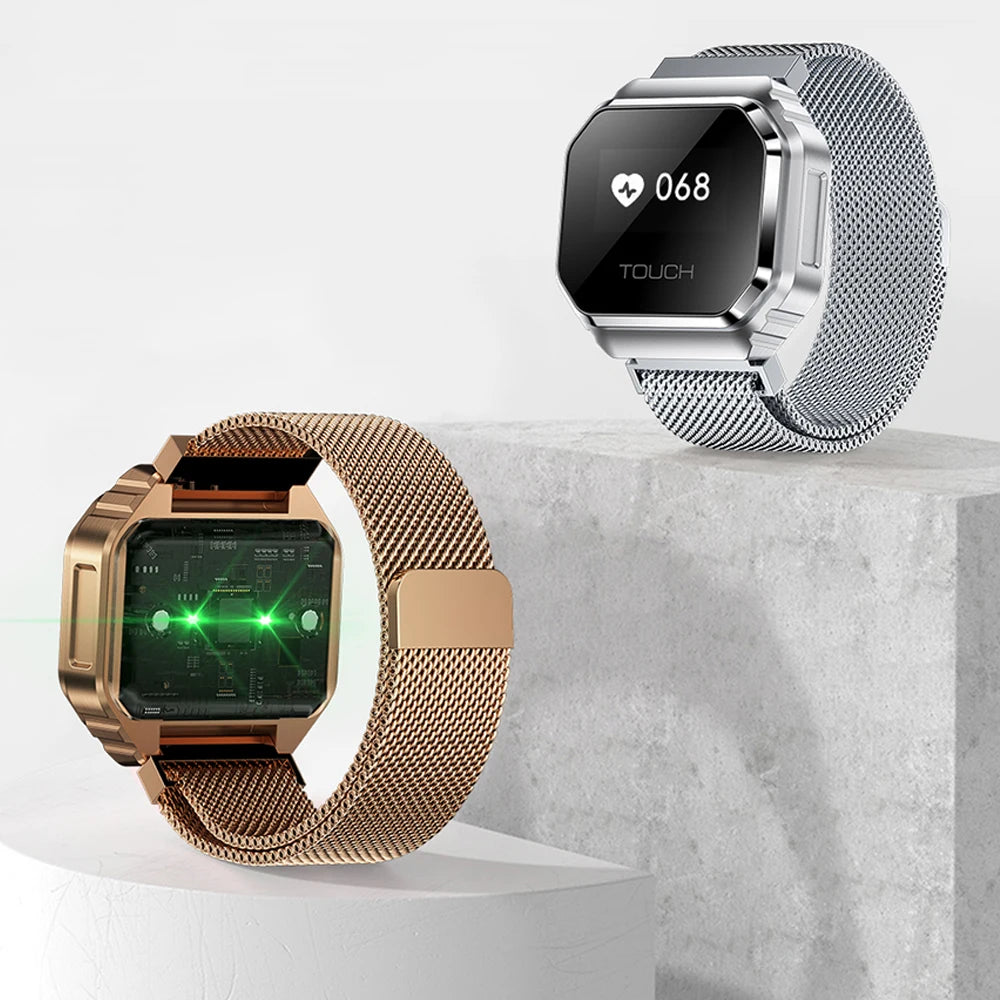 Smart Watch Ring For Men Women, Heart Rate Blood Oxygen Sleep Health Monitoring, OLED Display, 5ATM Waterproof, Multiple Sports Tidesmit