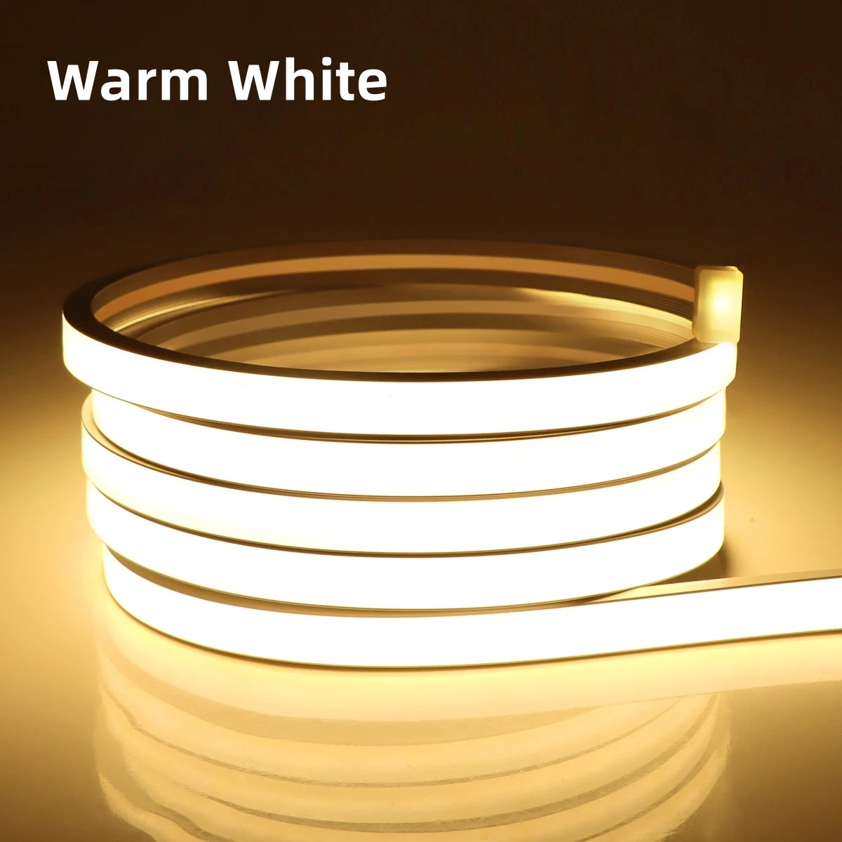 WiFi Smart LED Neon Strip Light - Flexible App-Controlled USB Tape Warm White Tidesmit