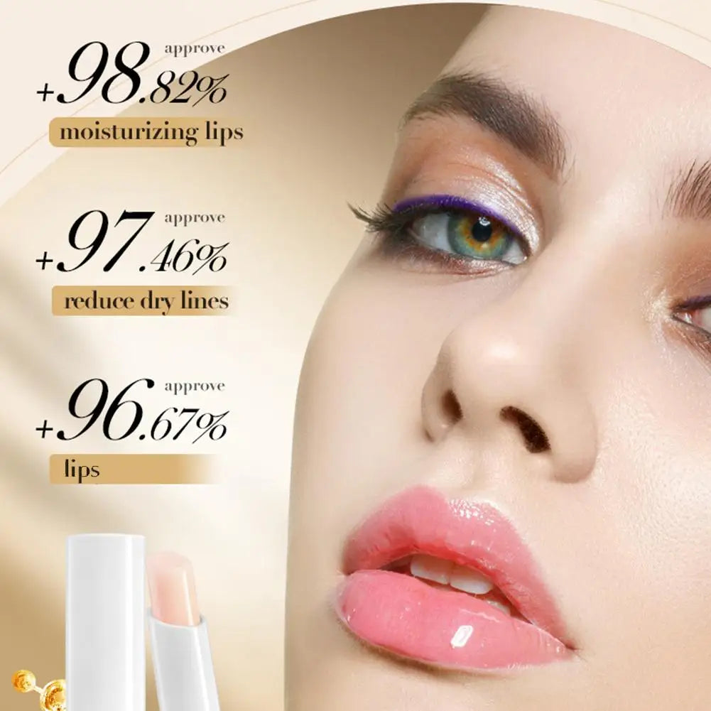 Collagen Lip Balm for Dry Lips - Deep Moisturizing Treatment by Tidesmit Lip Care Tidesmit
