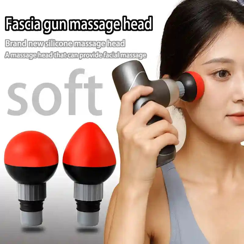 Massage Gun Replacement Head 18mm Soft Silicone for Deep Tissue Relief Relaxation Treatment Tidesmit