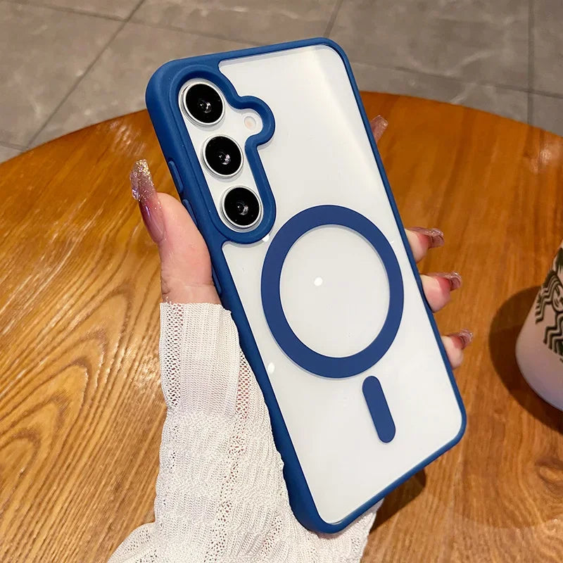 Magnetic Wireless Charging Phone Case for Samsung - Shockproof Cover Tidesmit