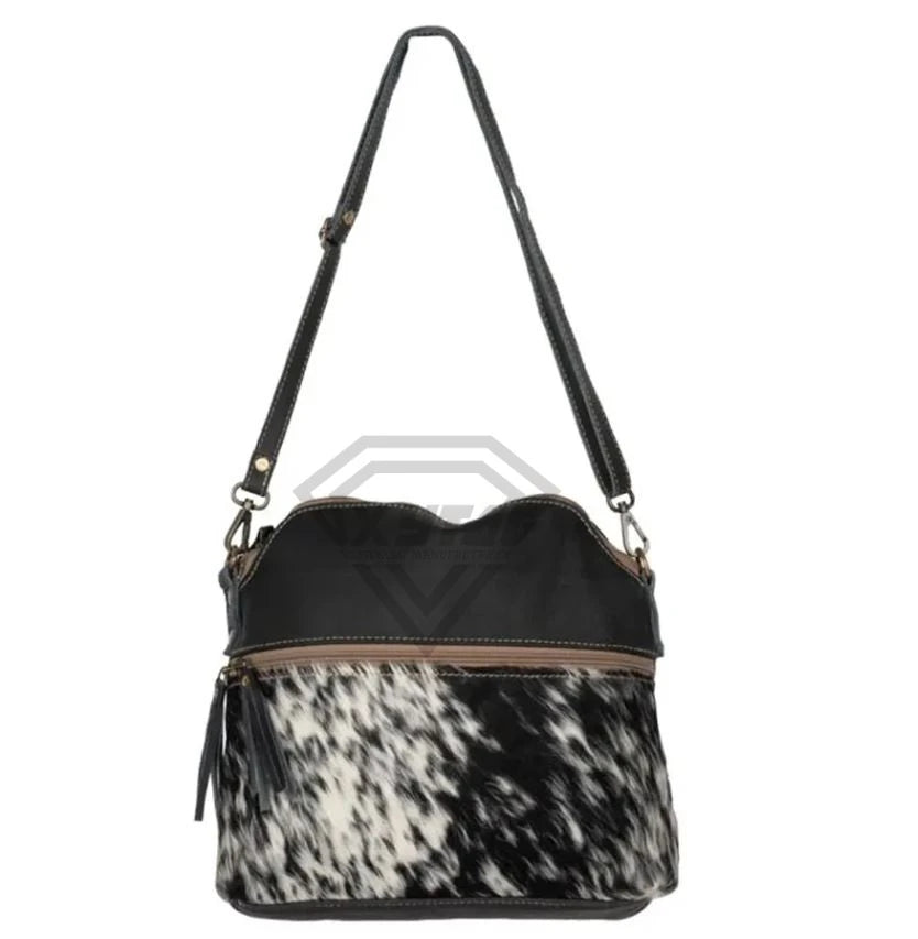 Premium Quality Leather Cowhide Hair on Crossbody Shoulder Bag for Women Luxury Handmade Designer Handbag Wholesale