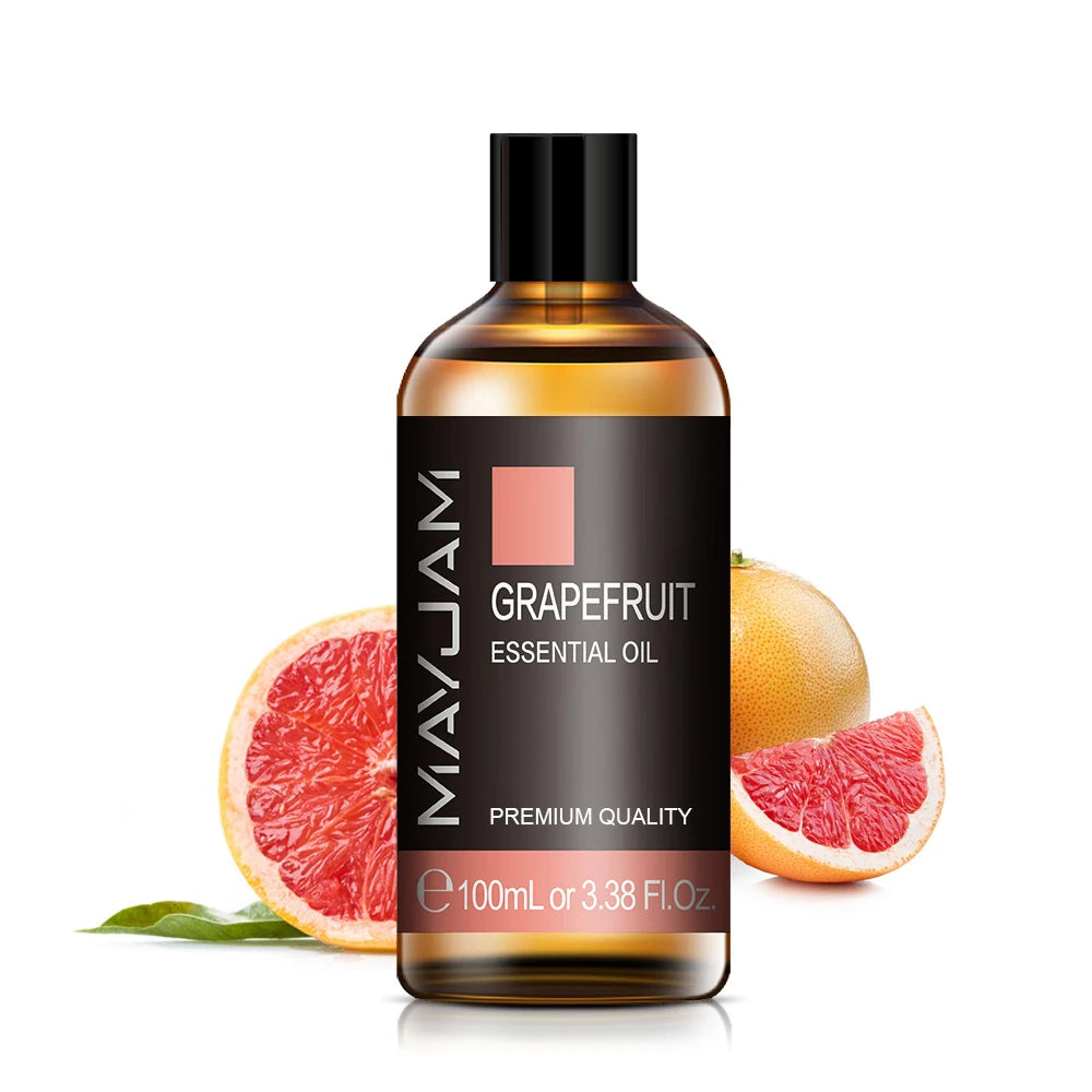 Tidesmit 100ml Organic Essential Oil Set for Humidifiers featuring Lavender, Eucalyptus, and Rose for aromatherapy.