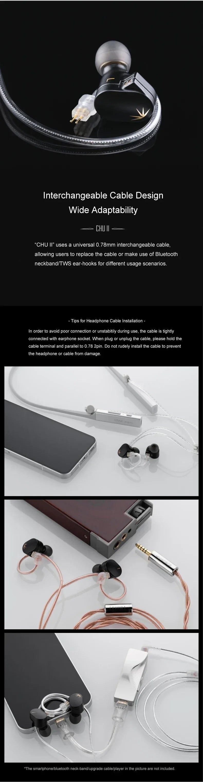 Moondrop CHU II In-Ear Monitor – Dynamic Driver 3.5mm Earphone | Tidesmit Tidesmit