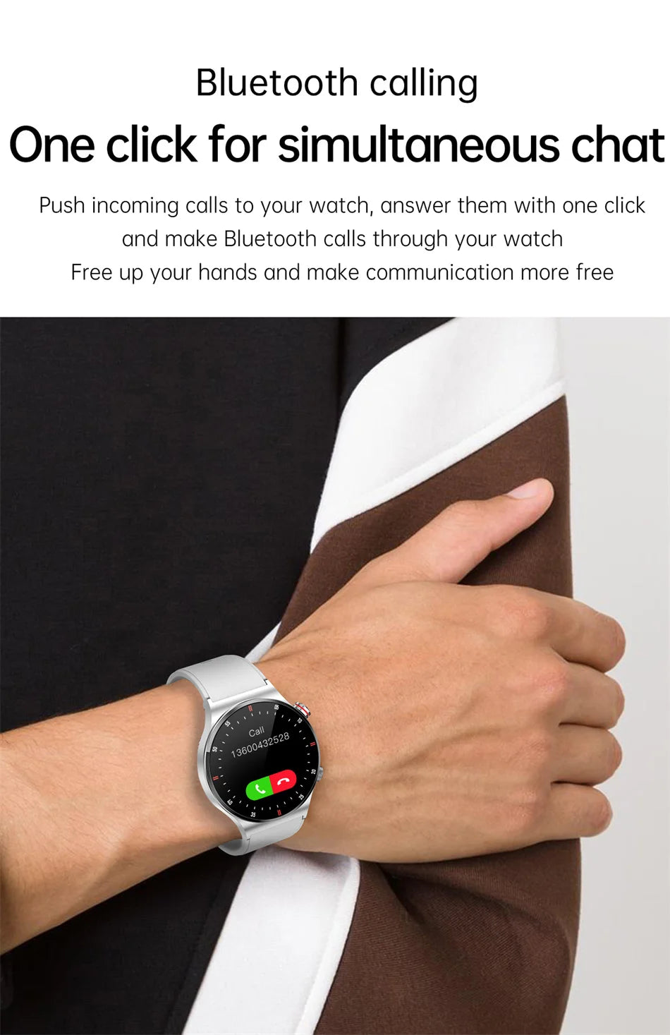 GPS ECG+PPG Bluetooth Call Smart Watch Men 2026 Sports Bracelet NFC Waterproof Custom Watch Face Men SmartWatch For IOS Android