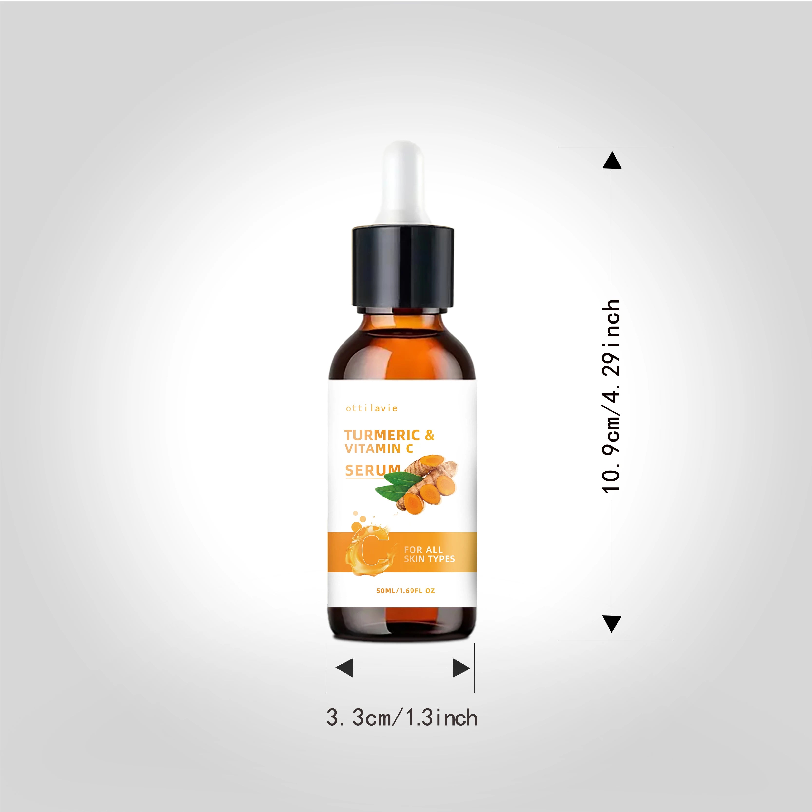 Turmeric & Vitamin C  Lifting Serum - For Face & Neck | Hydrating | Non-Greasy | For All Skin Types