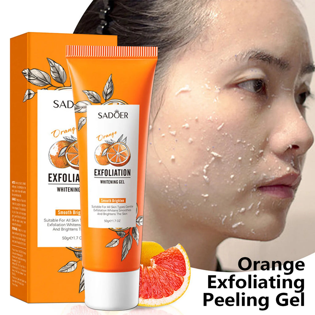 Orange Exfoliating Peeling Gel | Deep Pore Cleanser | Tidesmit 50g Scrubs Treatments Tidesmit