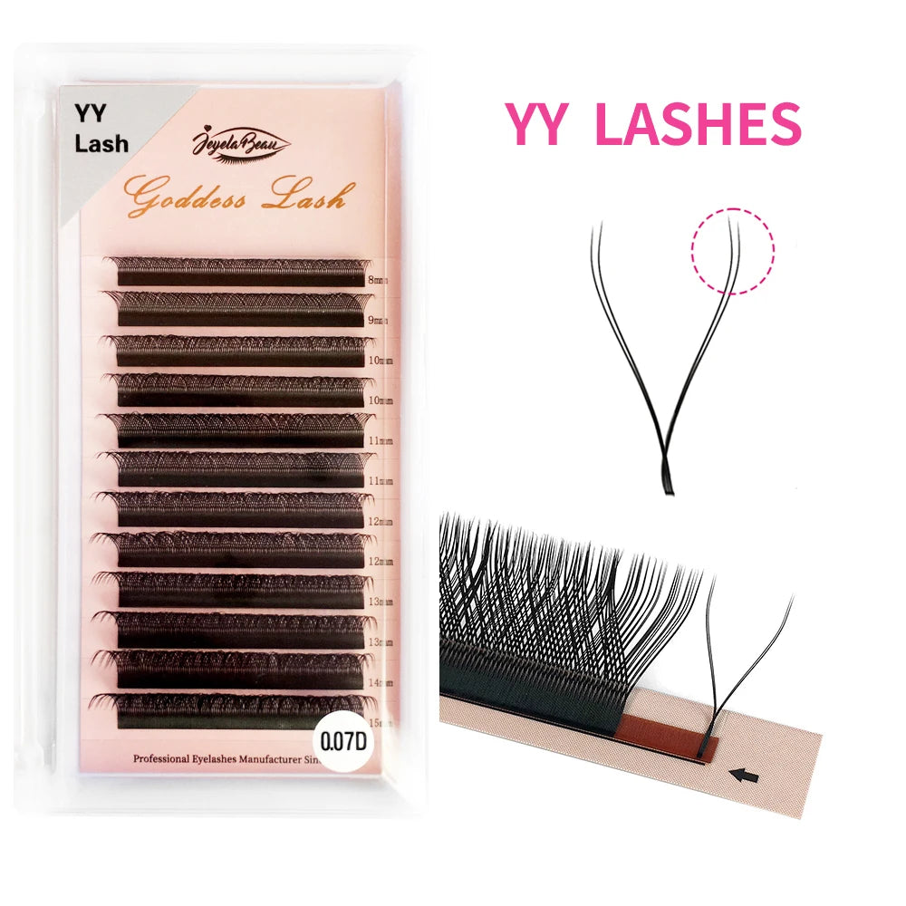 W Style Premade Volume Fans - Professional Faux Lashes by Tidesmit False Eyelashes YY Tidesmit
