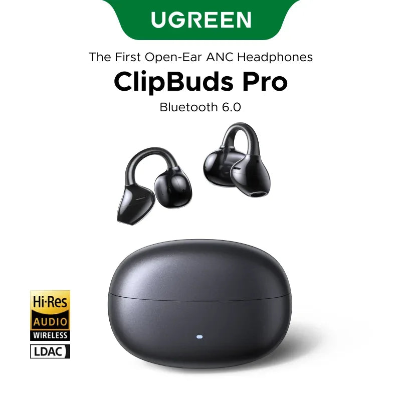 Open Ear Wireless Headphones, 32H Playtime - Tidesmit Audio black China Mainland Tidesmit