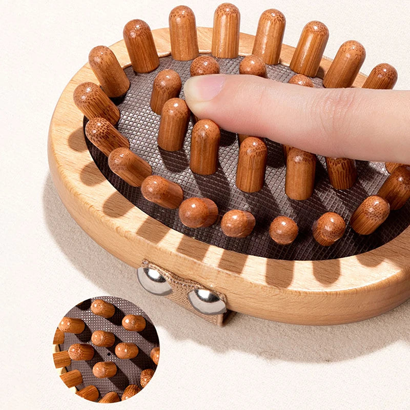 Anti Cellulite Body Brush - Wooden Spa Massager for Firming Skin Body Shaping Massage Equipment Tidesmit