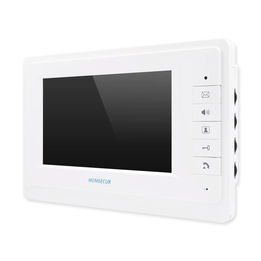 7" Wired Video Door Phone Doorbell Home Security Intercom System 1-In 1-Out RFID Access Control Night Vision Camera