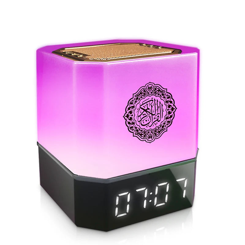 Quran Islam Arabic Muslim Azan Clock Koran Night Light Lamp Bright Portable Bluetooth Speaker Wireless Ramadan Arab Islamic Holy