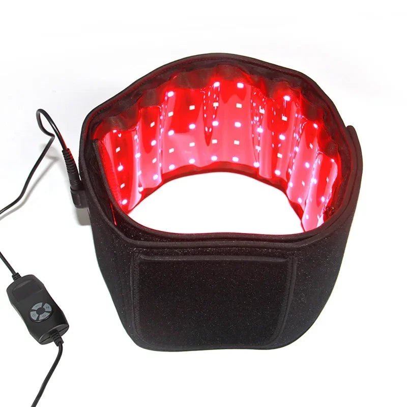 LED Phototherapy Massage Belt Red Light Hot Compress 850nm 660nm Body Shaping Weight Loss And Relaxation Back Pain Relief