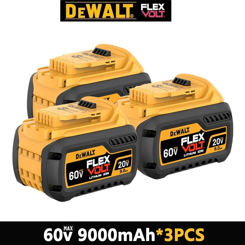 DeWALT 100% Original Battery 20V/60V 9000mAh MAX FlexVolt for DCB200 DCB205 DCB206 DCB209  Power Tool Battery Air Transpor~