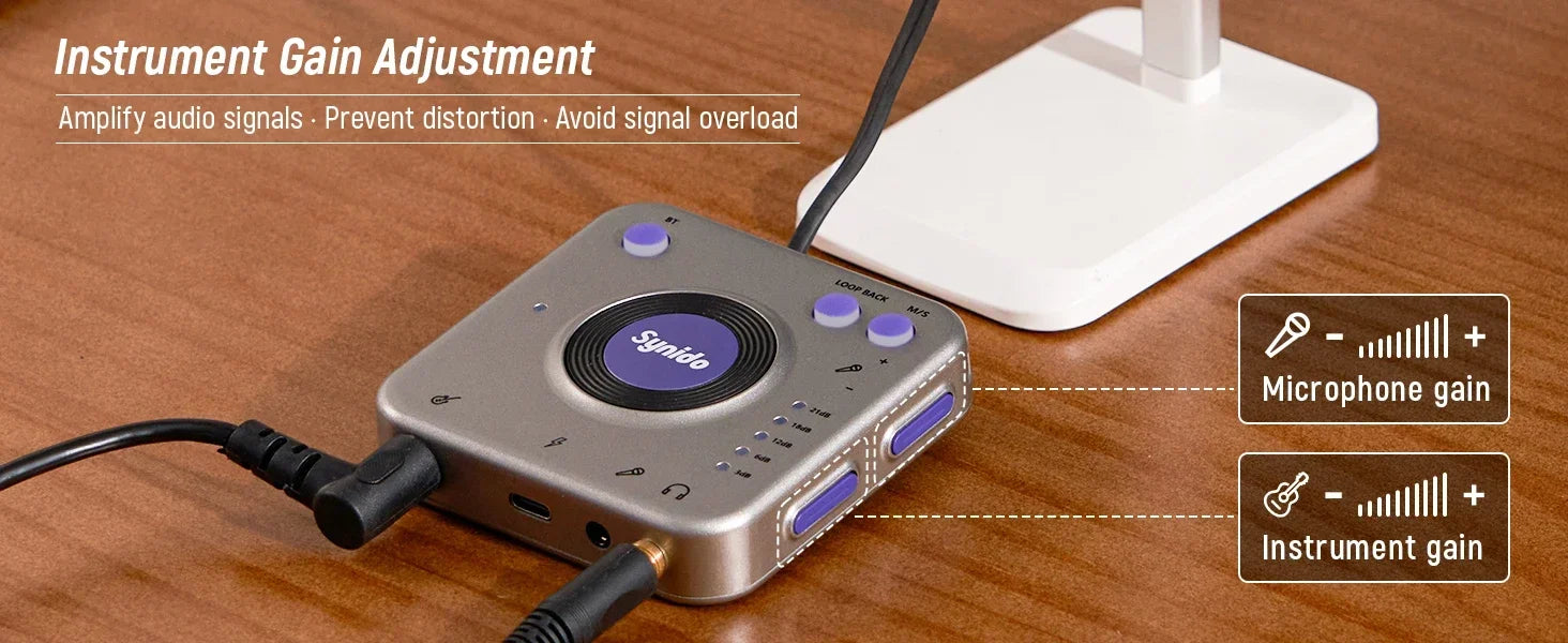 USB-C Audio Interface Live Dock A20 by Tidesmit for Pro Streaming Tidesmit