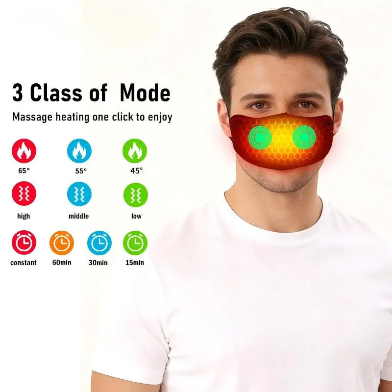 Electric Heating Nose Warmer | 3 Heat Levels for Muscle Relief Massage Cushion Tidesmit