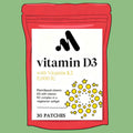 Vitamin D3 5000 IU + Vitamin K2 1100 Mcg Plus Patches 30 Patches
