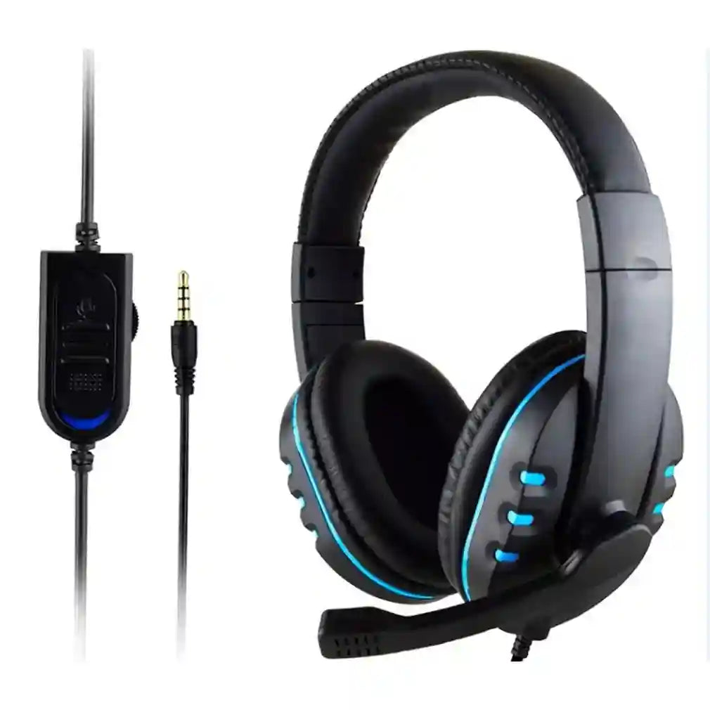 Wired Gaming Headphones with Noise Cancelling Mic | Tidesmit Blue China Mainland Tidesmit