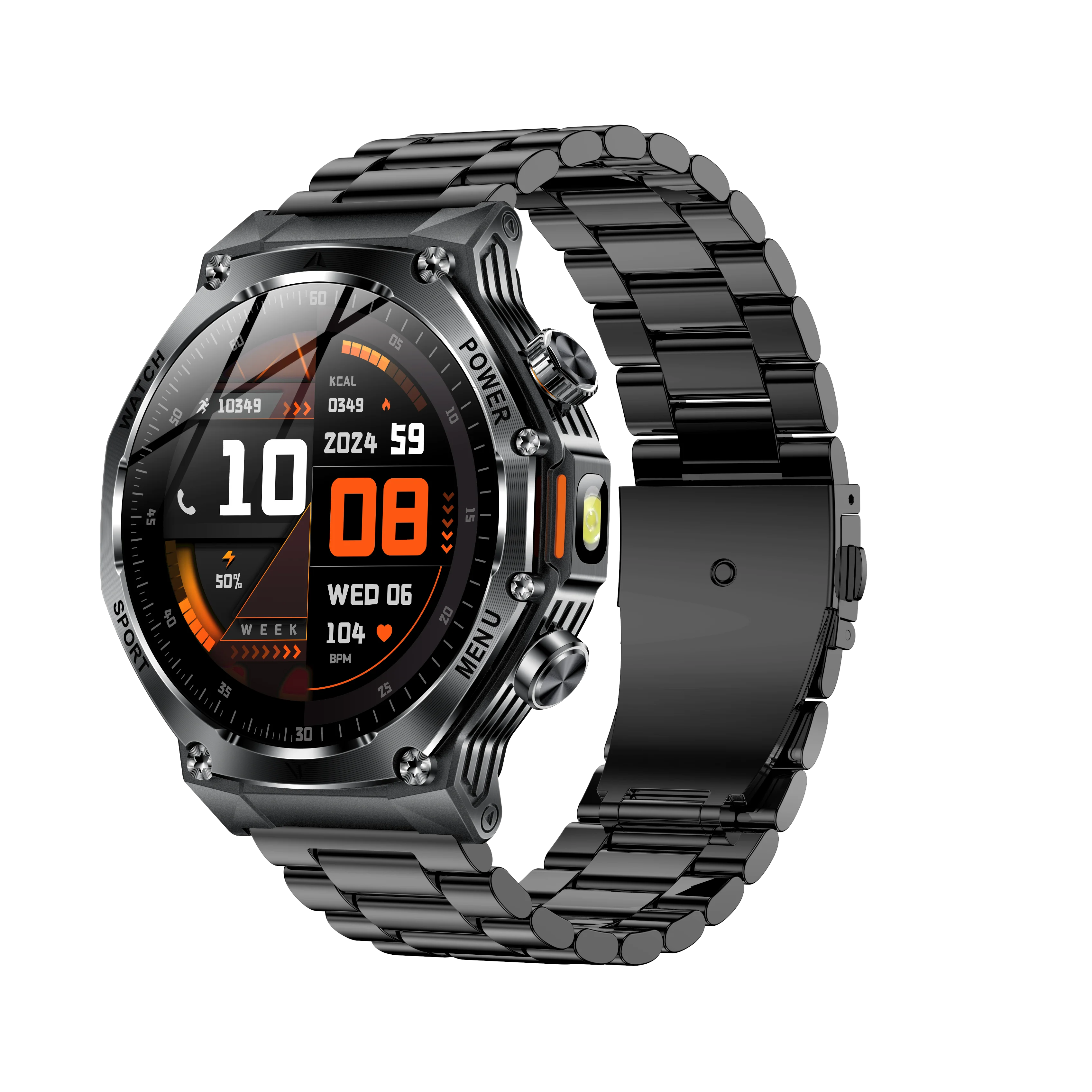 YLL-AK82 Outdoor Sport for Smart Watch Fitness Tracker Sleep Tracker IP67 Waterproof AMOLED Screen Heart Rate Monitor