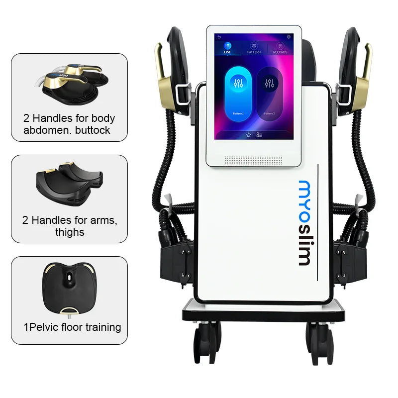 Professional RF Body Sculpting Machine - Deep Tissue Muscle Toner Body Shaping Massage Equipment 5 handle RF Tidesmit