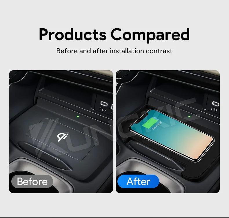 Wireless Charger Pad for Lexus NX 2022-2025 - Qi Certified Fast Charge Tidesmit