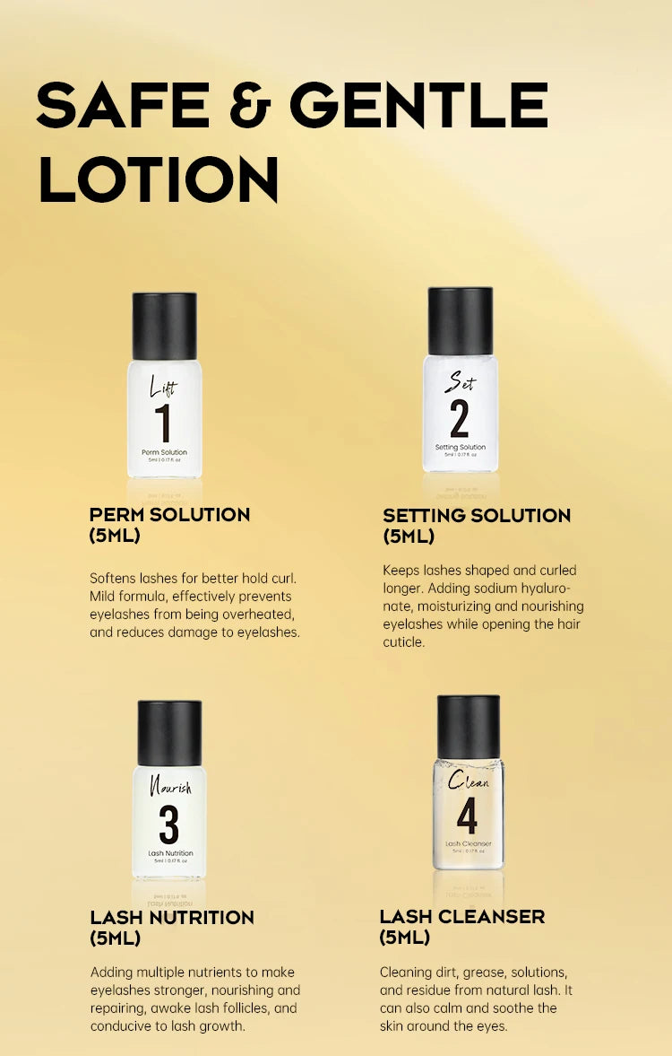 Professional Lash Lift and Tint Kit for Defined Semi-Permanent Results Permanent Makeup Machines Tidesmit