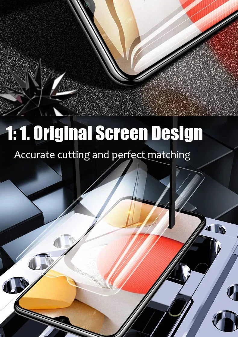 Samsung Galaxy A54 Screen Protector 3 Pack - 9H Tempered Glass Tidesmit