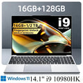 14.1 Inch Intel Core i9 10980HK Windows 11 Pro Laptop 32GB DDR4 2TB SSD Gaming Office PC Gamer Portable Notebook Computer Max
