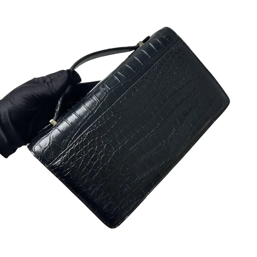 Authentic crocodile leather women's small flap bag real crocodile leather women's handbag single-shoulder cross-body bag