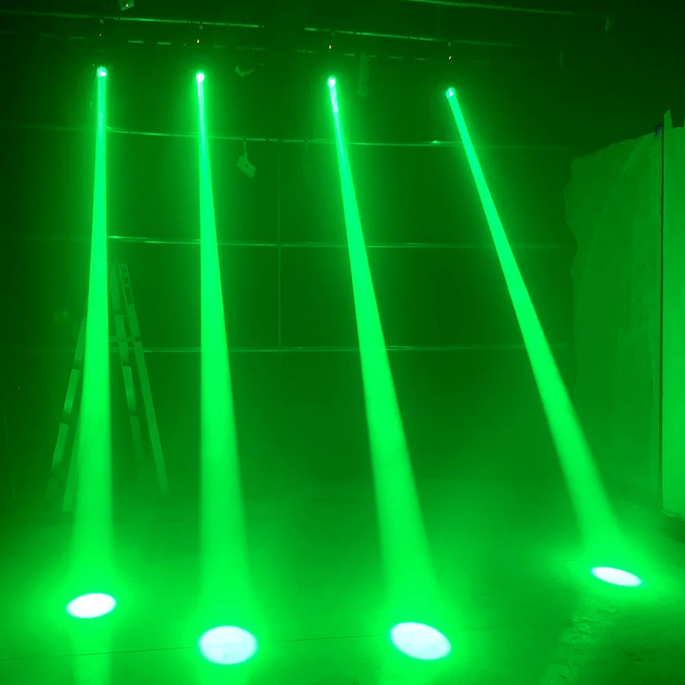 2PCS Mini LED Moving Head Light 150W Beam+Spot+18 Rotating Prisms Dj Dmx Stage Effect Light Disco Bar