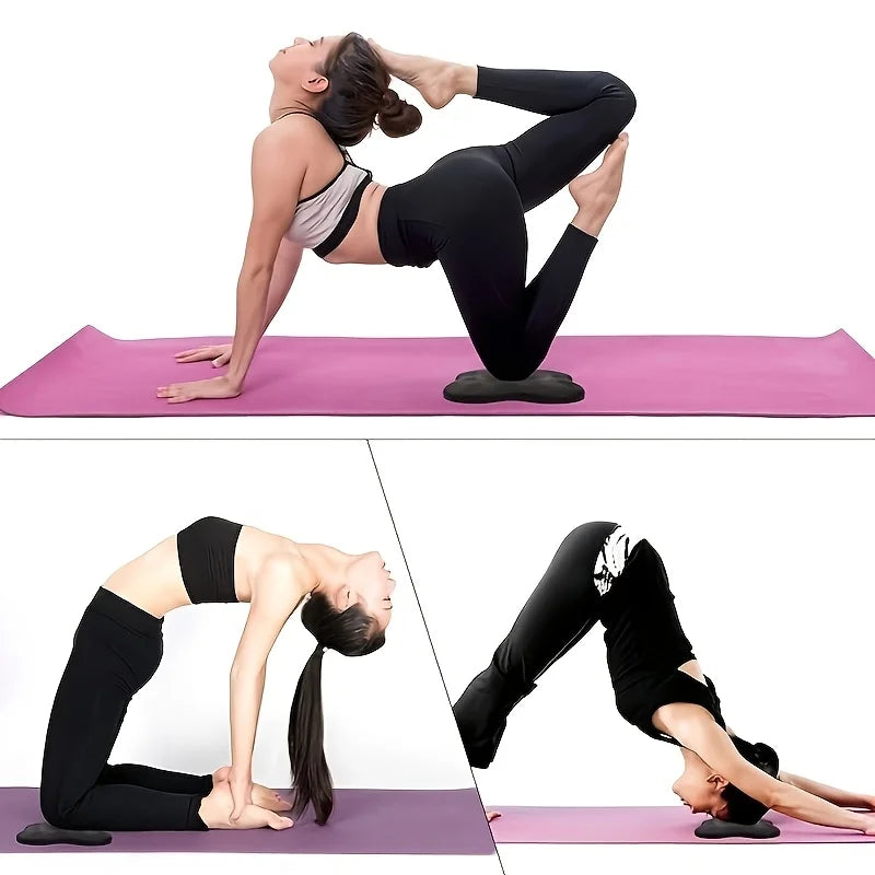 2Pcs Tpe Yoga Kneeling Mats Thickened Anti Slip Yoga Kneeling Protective Pad Sport Fitness Elbow Knee Mat Knee Flat Support