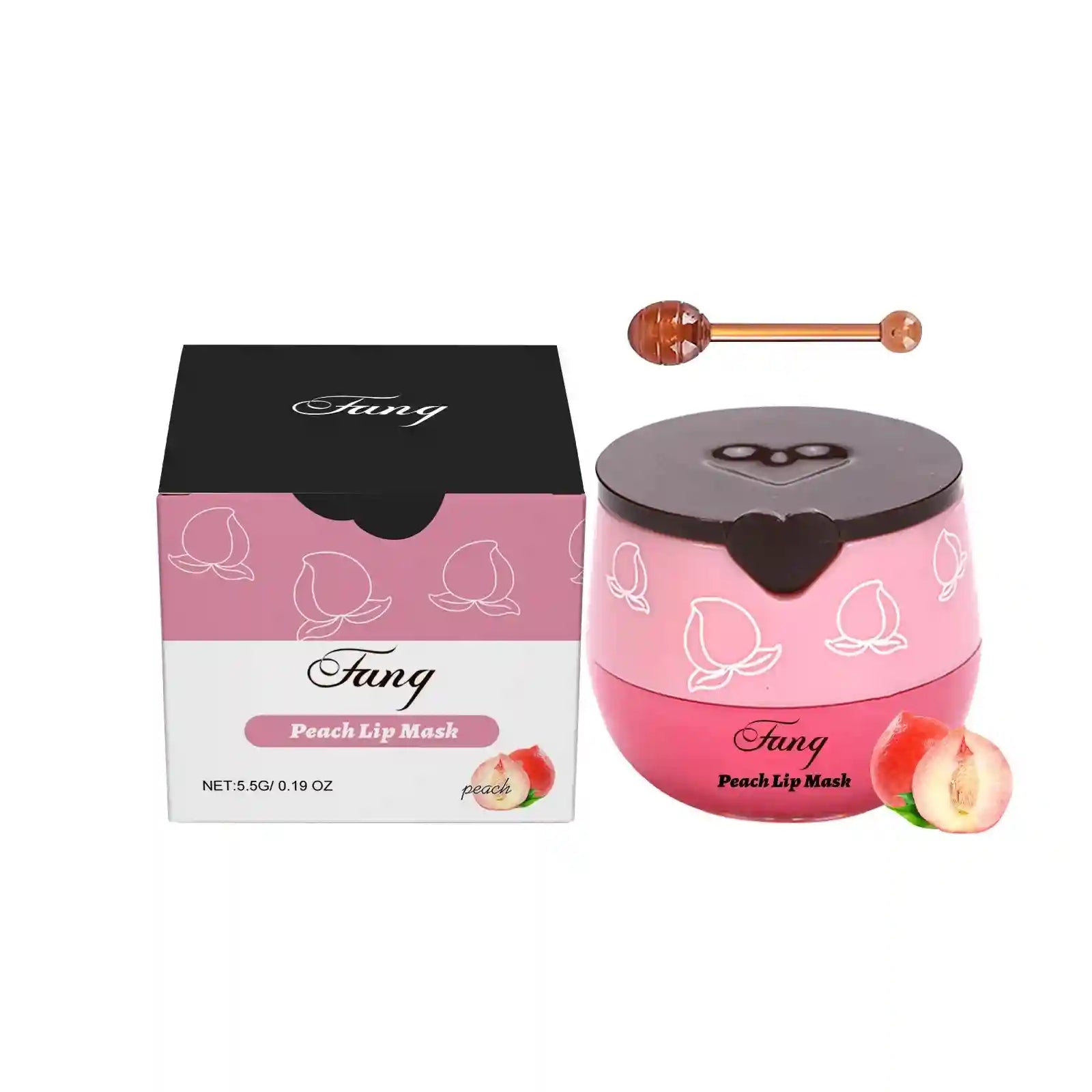 Moisturizing Lip Treatment & Hydrating Repair Balm - Tidesmit Lip Care Peach flavor boxed Tidesmit